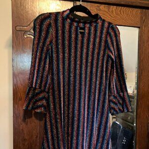 Blush tween rainbow party dress